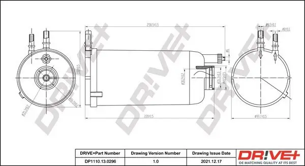 Kraftstofffilter Dr!ve+ DP1110.13.0296