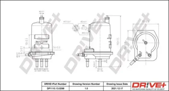 Kraftstofffilter Dr!ve+ DP1110.13.0298 Bild Kraftstofffilter Dr!ve+ DP1110.13.0298