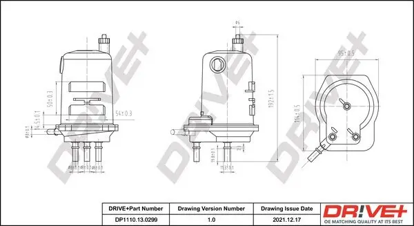 Kraftstofffilter Dr!ve+ DP1110.13.0299