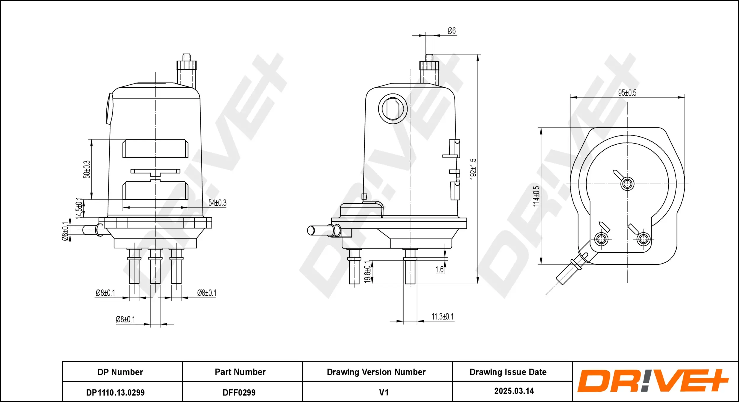 Kraftstofffilter Dr!ve+ DP1110.13.0299