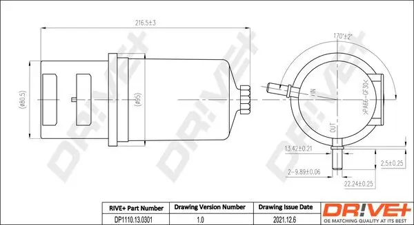 Kraftstofffilter Dr!ve+ DP1110.13.0301