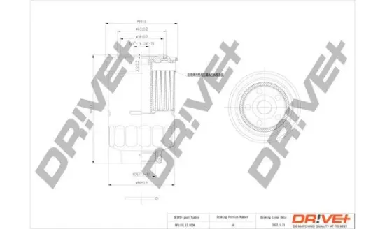 Kraftstofffilter Dr!ve+ DP1110.13.0308 Bild Kraftstofffilter Dr!ve+ DP1110.13.0308