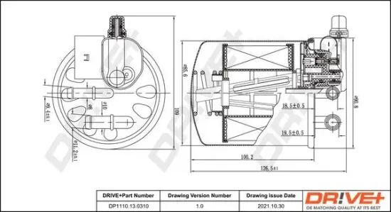 Kraftstofffilter Dr!ve+ DP1110.13.0310 Bild Kraftstofffilter Dr!ve+ DP1110.13.0310