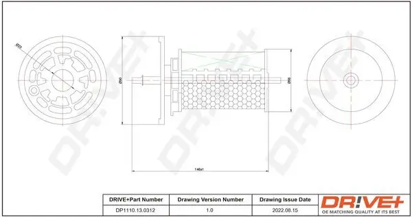 Kraftstofffilter Dr!ve+ DP1110.13.0312