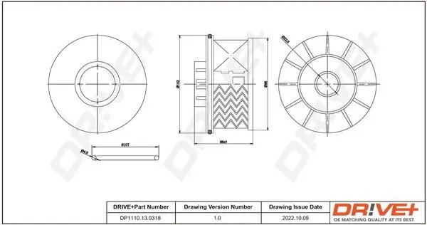 Kraftstofffilter Dr!ve+ DP1110.13.0318