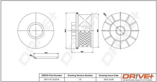 Kraftstofffilter Dr!ve+ DP1110.13.0318 Bild Kraftstofffilter Dr!ve+ DP1110.13.0318