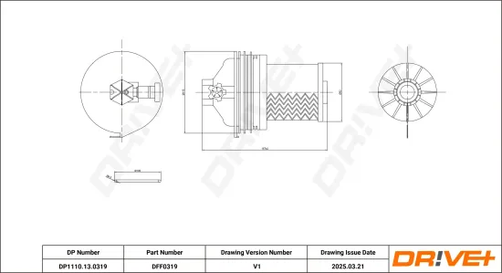 Kraftstofffilter Dr!ve+ DP1110.13.0319 Bild Kraftstofffilter Dr!ve+ DP1110.13.0319