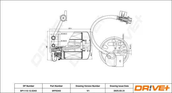 Kraftstofffilter Dr!ve+ DP1110.13.0343 Bild Kraftstofffilter Dr!ve+ DP1110.13.0343