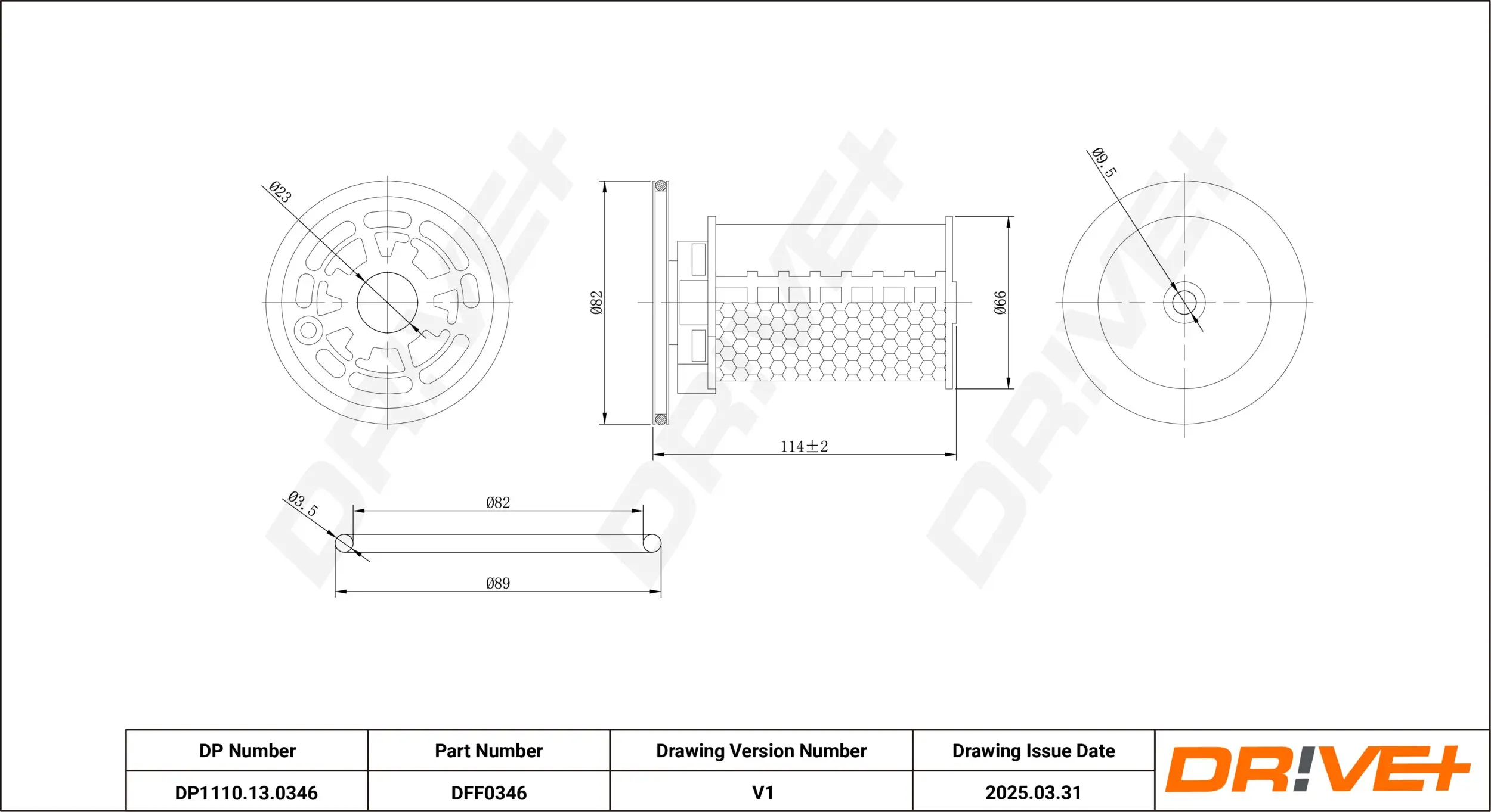 Kraftstofffilter Dr!ve+ DP1110.13.0346