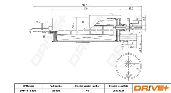Kraftstofffilter Dr!ve+ DP1110.13.0348 Bild Kraftstofffilter Dr!ve+ DP1110.13.0348