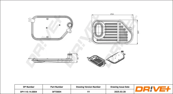 Hydraulikfilter, Automatikgetriebe Dr!ve+ DP1110.14.0004 Bild Hydraulikfilter, Automatikgetriebe Dr!ve+ DP1110.14.0004