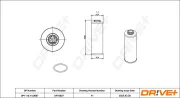 Hydraulikfilter, Automatikgetriebe Dr!ve+ DP1110.14.0007
