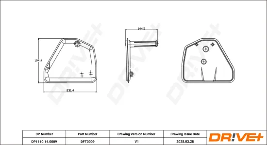 Hydraulikfiltersatz, Automatikgetriebe Dr!ve+ DP1110.14.0009 Bild Hydraulikfiltersatz, Automatikgetriebe Dr!ve+ DP1110.14.0009