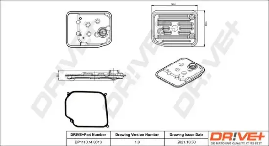 Hydraulikfiltersatz, Automatikgetriebe Dr!ve+ DP1110.14.0013 Bild Hydraulikfiltersatz, Automatikgetriebe Dr!ve+ DP1110.14.0013