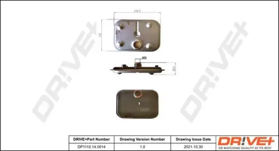 Hydraulikfiltersatz, Automatikgetriebe Dr!ve+ DP1110.14.0014 Bild Hydraulikfiltersatz, Automatikgetriebe Dr!ve+ DP1110.14.0014