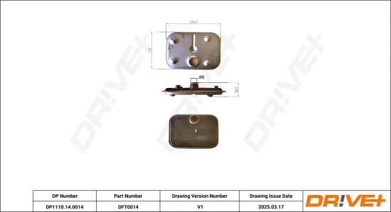 Hydraulikfiltersatz, Automatikgetriebe Dr!ve+ DP1110.14.0014 Bild Hydraulikfiltersatz, Automatikgetriebe Dr!ve+ DP1110.14.0014