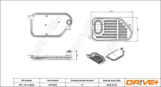 Hydraulikfilter, Automatikgetriebe Dr!ve+ DP1110.14.0020