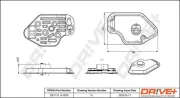 Hydraulikfilter, Automatikgetriebe Dr!ve+ DP1110.14.0029