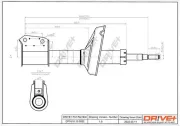 Stoßdämpfer Vorderachse Dr!ve+ DP1610.10.0032