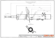 Stoßdämpfer Vorderachse rechts Dr!ve+ DP1610.10.0043