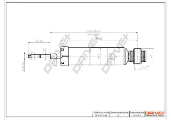 Stoßdämpfer Dr!ve+ DP1610.10.0106 Bild Stoßdämpfer Dr!ve+ DP1610.10.0106