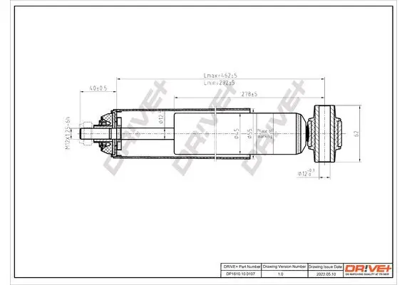 Stoßdämpfer Dr!ve+ DP1610.10.0107