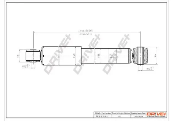 Stoßdämpfer Dr!ve+ DP1610.10.0112 Bild Stoßdämpfer Dr!ve+ DP1610.10.0112