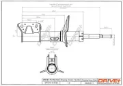 Stoßdämpfer Vorderachse Dr!ve+ DP1610.10.0135