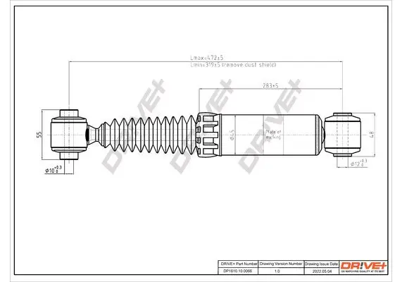 Stoßdämpfer Dr!ve+ DP1610.10.0144