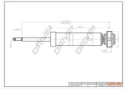 Stoßdämpfer Hinterachse Dr!ve+ DP1610.10.0194