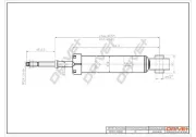Stoßdämpfer Hinterachse Dr!ve+ DP1610.10.0202