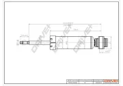 Stoßdämpfer Hinterachse Dr!ve+ DP1610.10.0222