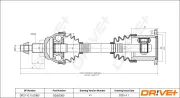 Antriebswelle Vorderachse links Dr!ve+ DP2110.10.0080
