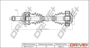Antriebswelle Hinterachse rechts Dr!ve+ DP2110.10.0111