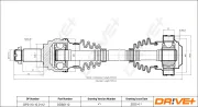 Antriebswelle Hinterachse rechts DR!VE+ DP2110.10.0112