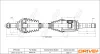 Antriebswelle Vorderachse rechts Dr!ve+ DP2110.10.0116