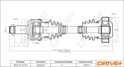 Antriebswelle Hinterachse links DR!VE+ DP2110.10.0122