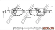 Antriebswelle Vorderachse links Dr!ve+ DP2110.10.0187