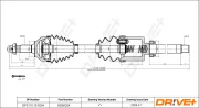 Antriebswelle Vorderachse rechts Dr!ve+ DP2110.10.0204