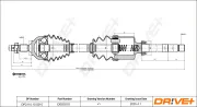 Antriebswelle Vorderachse rechts Dr!ve+ DP2110.10.0210