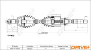 Antriebswelle Vorderachse rechts Dr!ve+ DP2110.10.0255