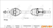 Antriebswelle Vorderachse links Dr!ve+ DP2110.10.0263