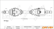 Antriebswelle Vorderachse links Dr!ve+ DP2110.10.0265