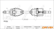 Antriebswelle Vorderachse links DR!VE+ DP2110.10.0268