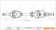 Antriebswelle Dr!ve+ DP2110.10.0305