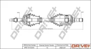 Antriebswelle Vorderachse links Dr!ve+ DP2110.10.0315