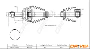 Antriebswelle Dr!ve+ DP2110.10.0323