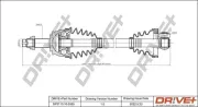 Antriebswelle Vorderachse rechts Dr!ve+ DP2110.10.0335