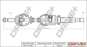 Antriebswelle Vorderachse rechts Dr!ve+ DP2110.10.0363