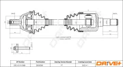 Antriebswelle Dr!ve+ DP2110.10.0368
